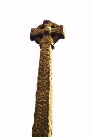 Ancient Viking Cross at St. Mary's Church, Gosforth