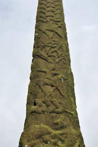 Close up of Viking Cross